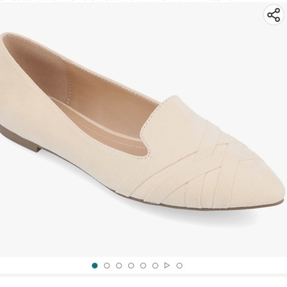Journee Collection Womens Medium and Wide Width Mindee Flat size 5.5w